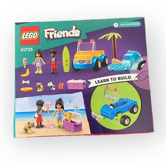 LEGO Friends 41725 Beach Buggy Fun Building Block Set Mini Figures NEW - Picture 2 of 2